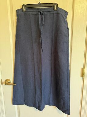 Liz Alig Drawstring Linen Skirt